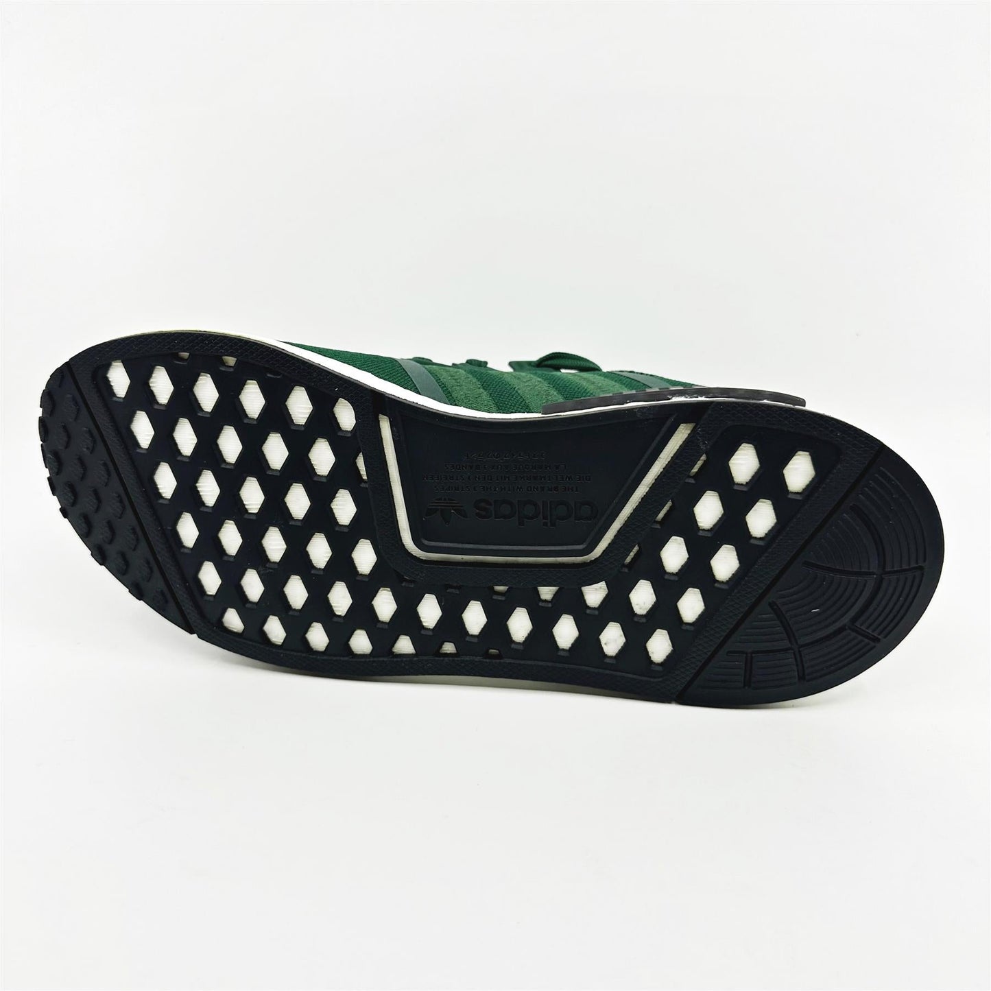 adidas NMD R1 Green White Black Women Athletic Sneaker HQ4280