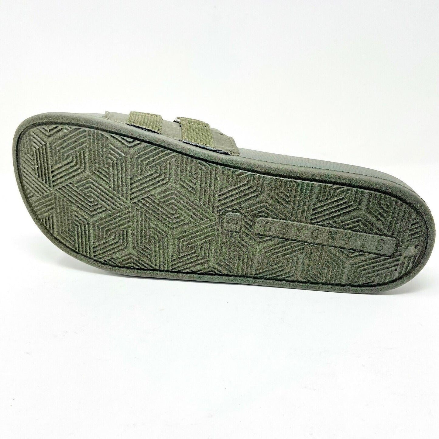STNDRD Standard Los Angeles Monaco Double Strap Olive Womens Slide Sandals