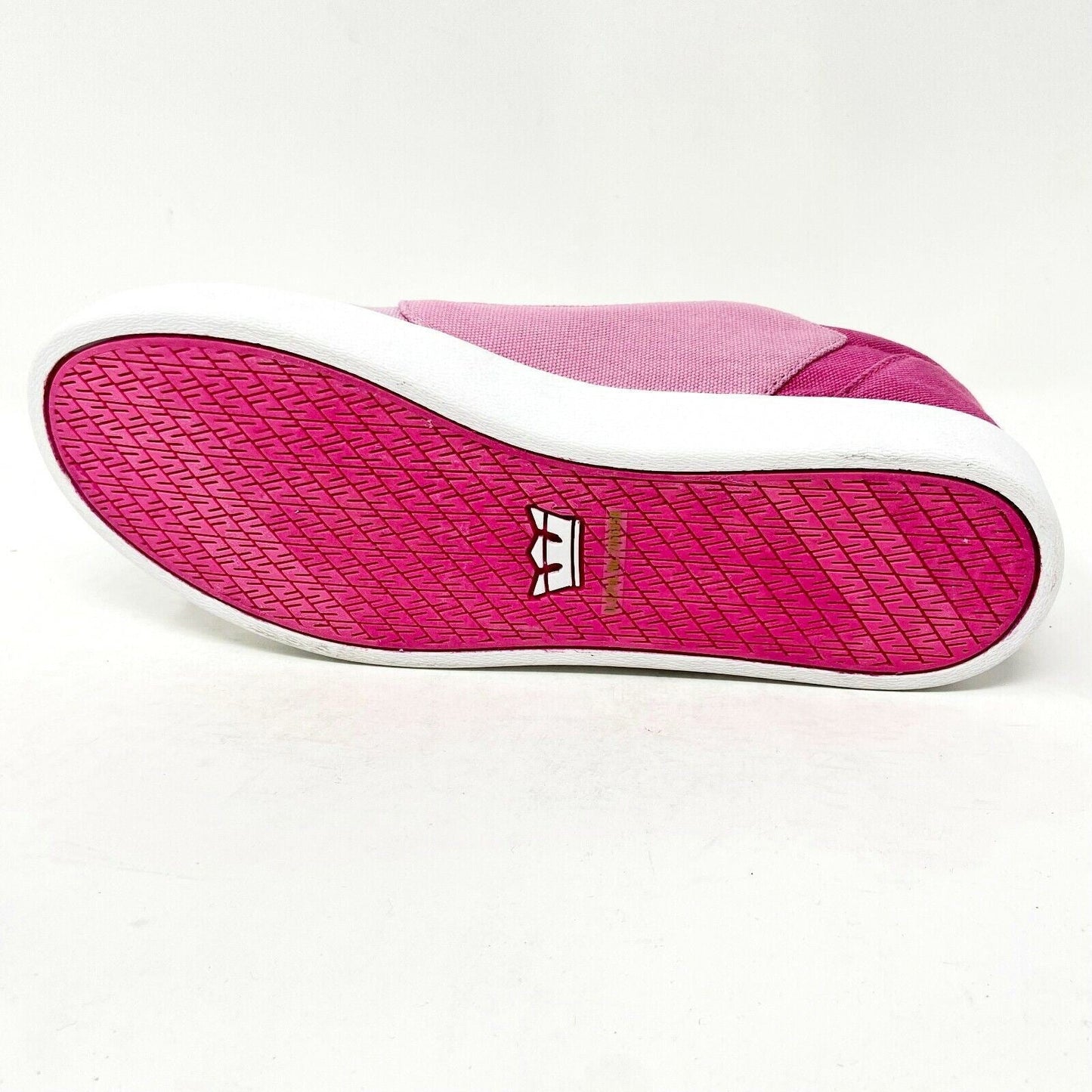 Supra York Low Pink Fade White Mens Size 5 Skateboard Sneakers 58228 693