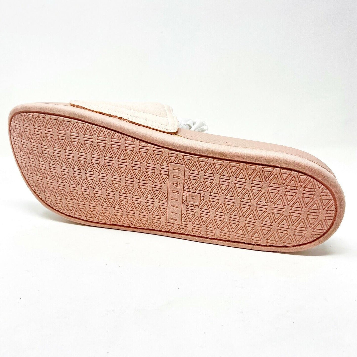 STNDRD Standard Los Angeles Monaco Suede Pink Womens Slides Sandals
