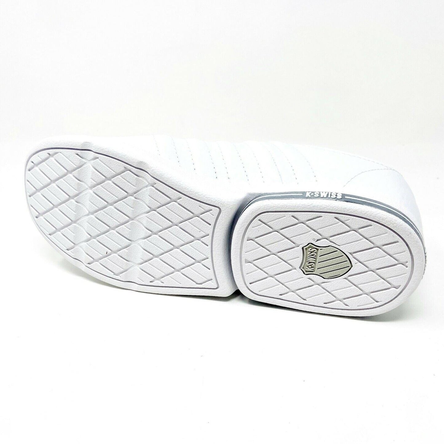 K-Swiss Renz White Light Grey Child Kids Casual Sneakers 51271106