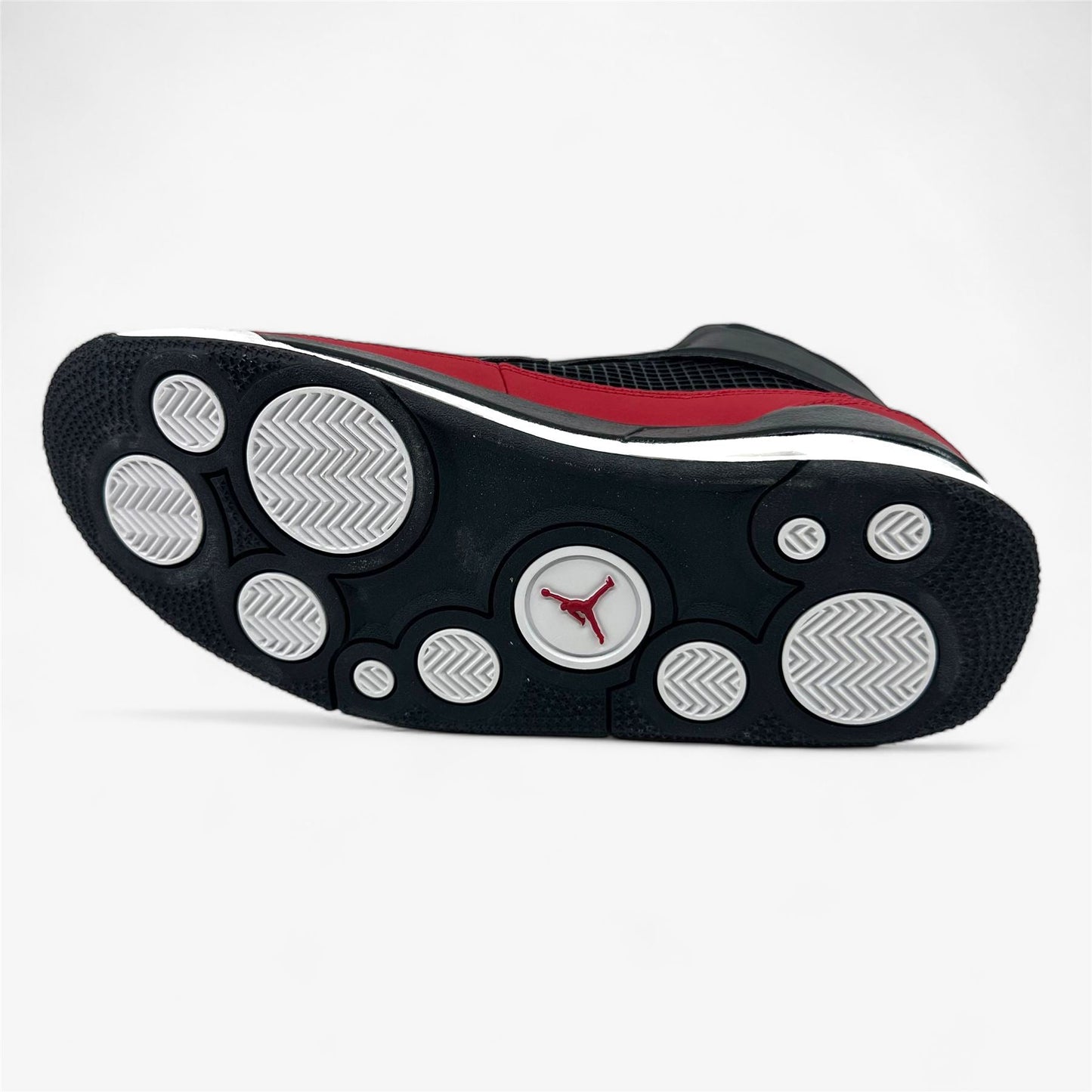 Jordan Flight 9.5 Black Gym Red White Mens Athletic Sneaker