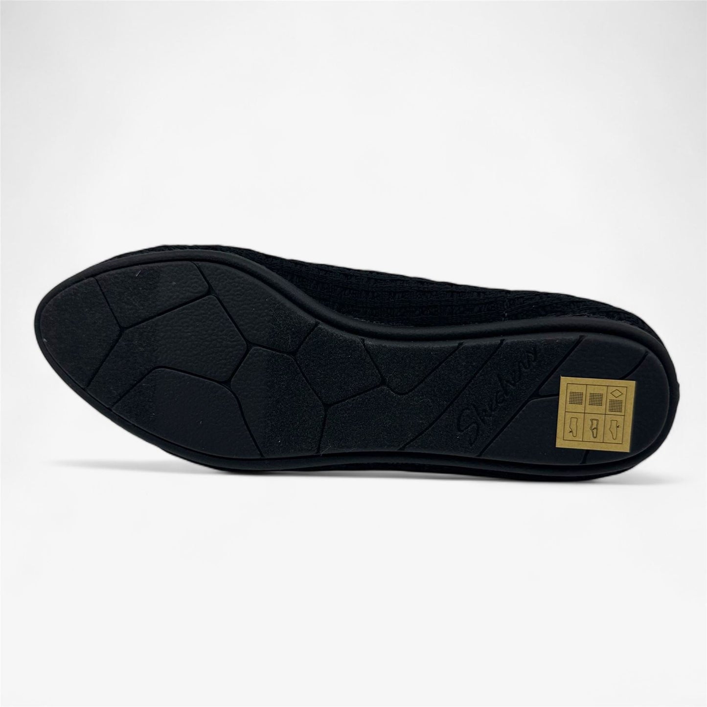 Skechers Cleo 2.0 Forevermore Black Womens Casual Stretch Fit Flat