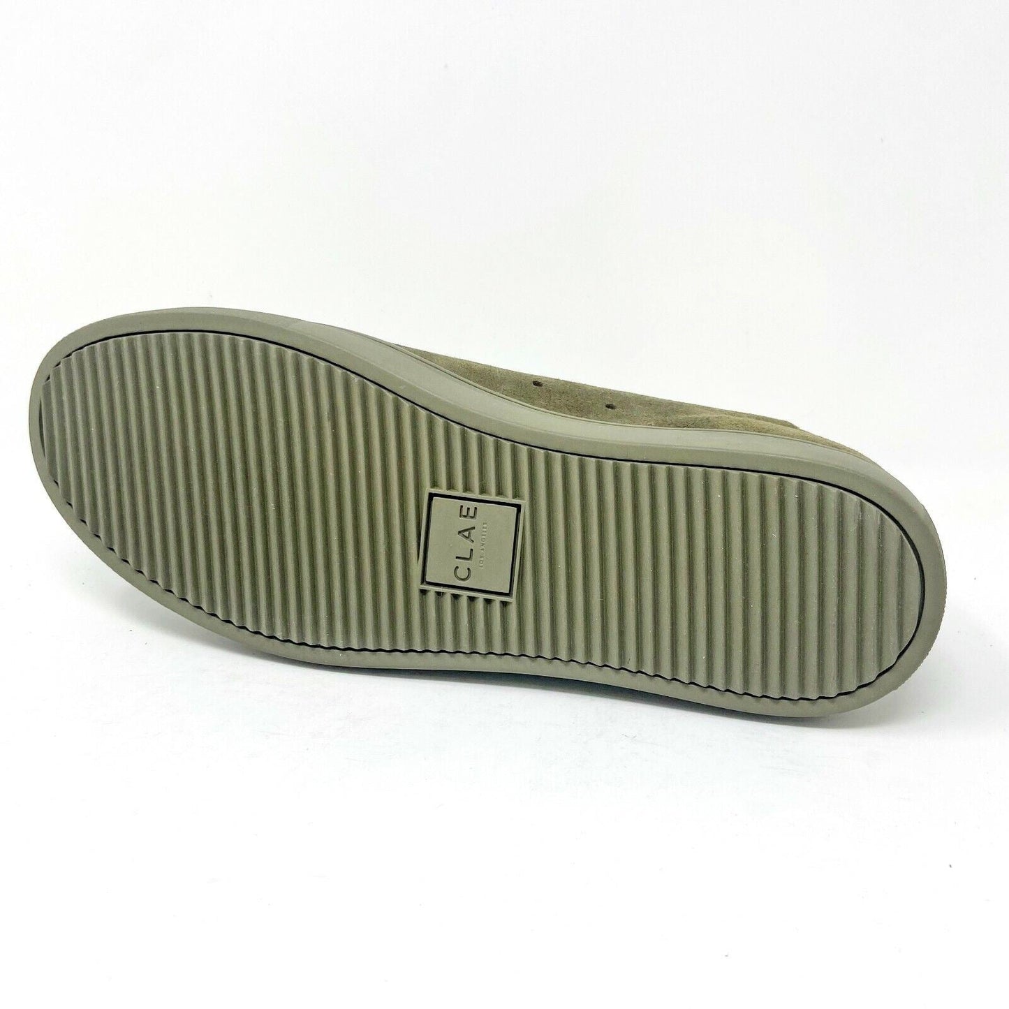 Clae Bradley Hiking Green Waxed Suede Mens Premium Casual Sneakers