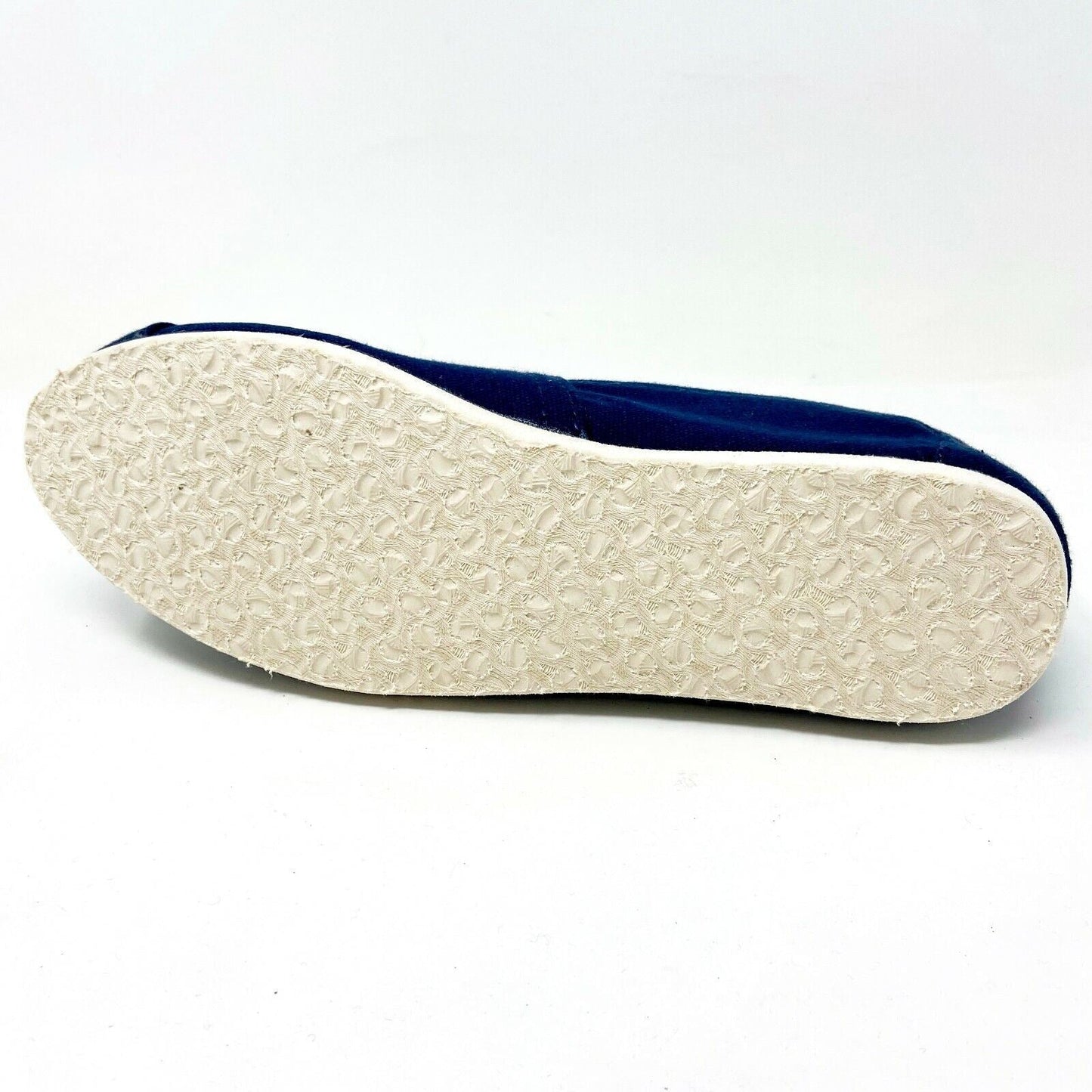 Toms Classics Navy Womens Slip On Casual Canvas Flat Shoes