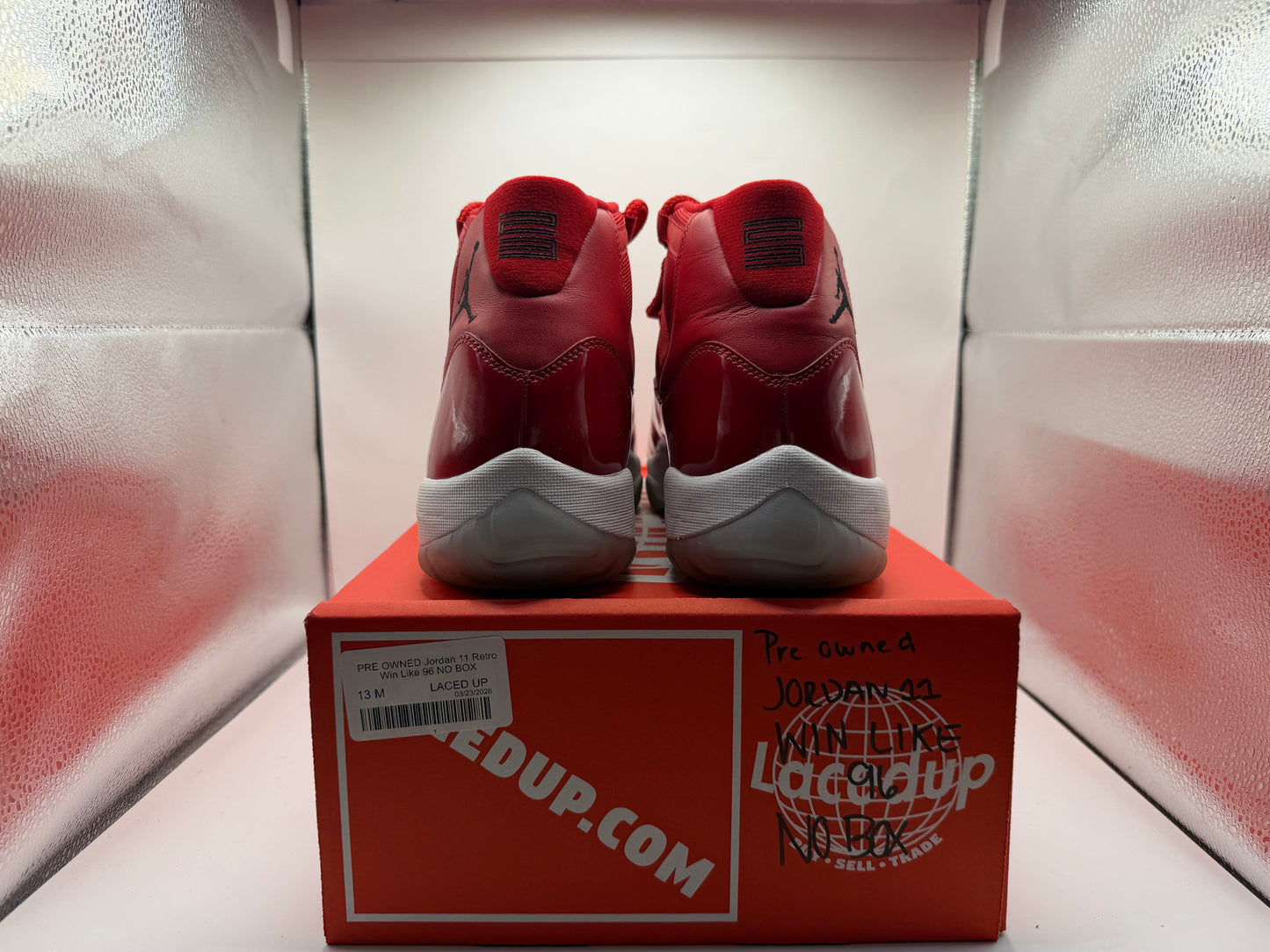 PRE OWNED Jordan 11 Retro Win Like 96 NO BOX