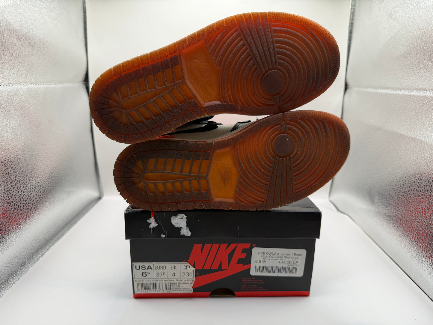 PRE OWNED Jordan 1 Retro High OG Satin Shattered Backboard (Women's)