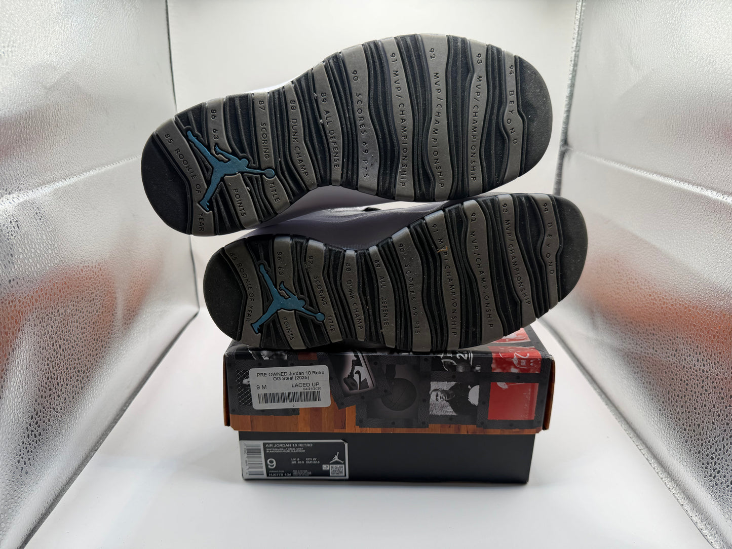 PRE OWNED Jordan 10 Retro OG Steel (2025)