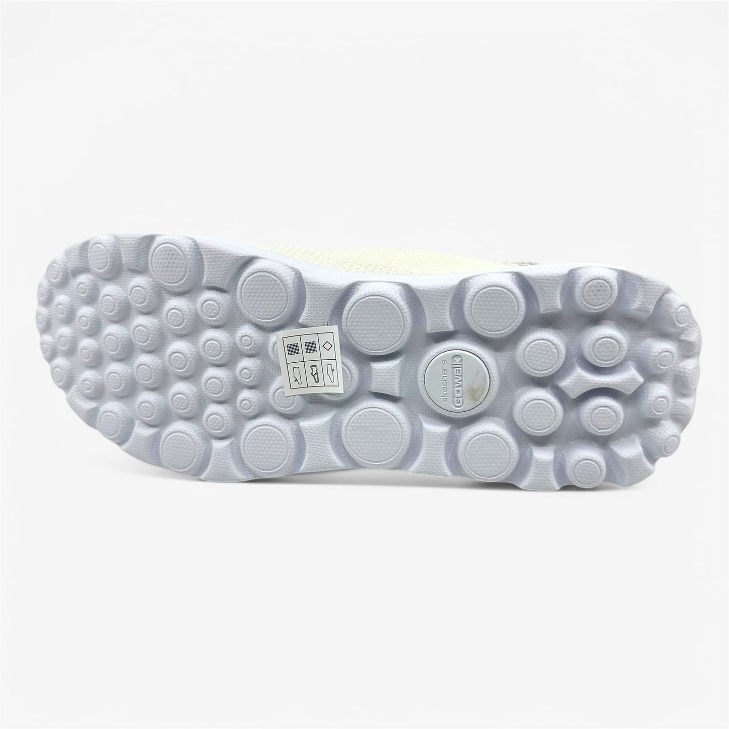 Skechers Go Walk Travel Milan Off White Womens Athletic Sneaker