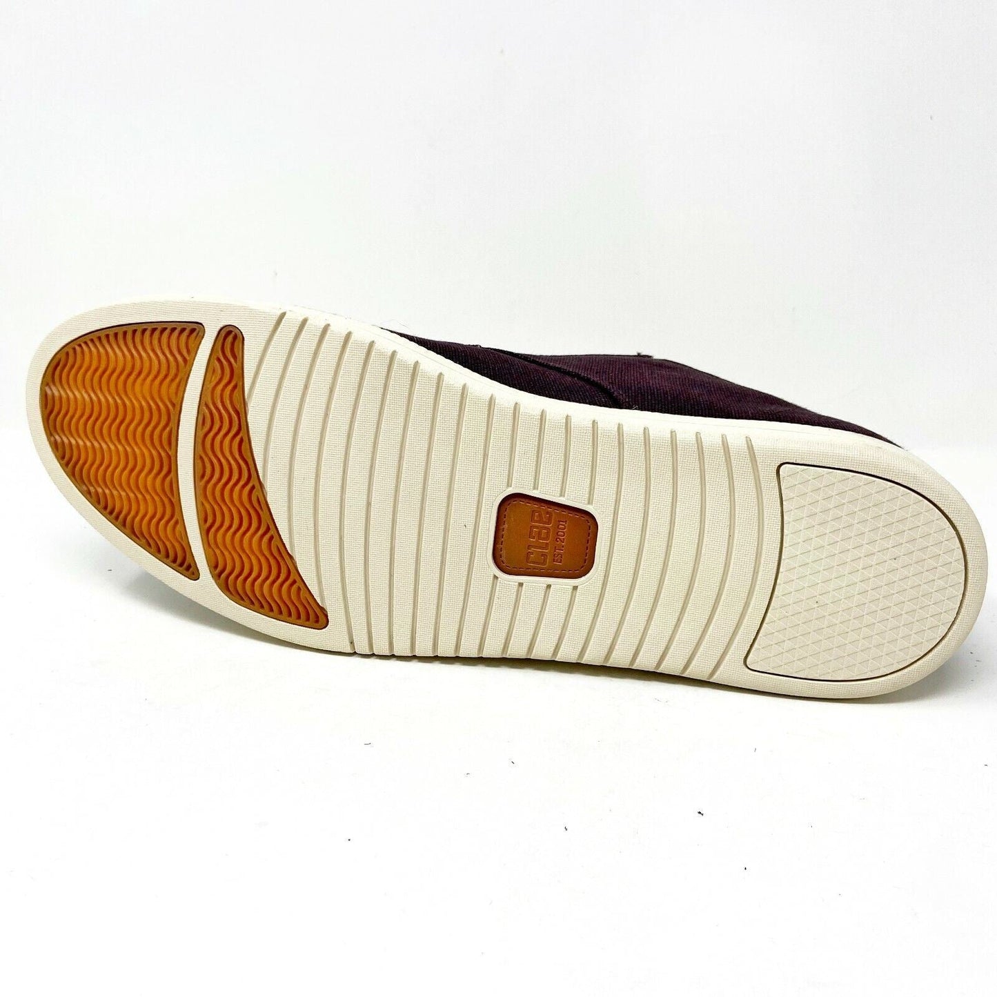 Clae Ellington Textile Oxblood Canvas Mens Casual Premium Shoes Sneakers
