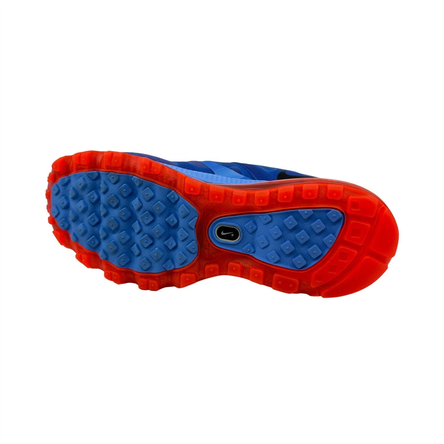 Nike Air Max+ 2012 Blue Bright Crimson Red Womens Athletic Sneaker