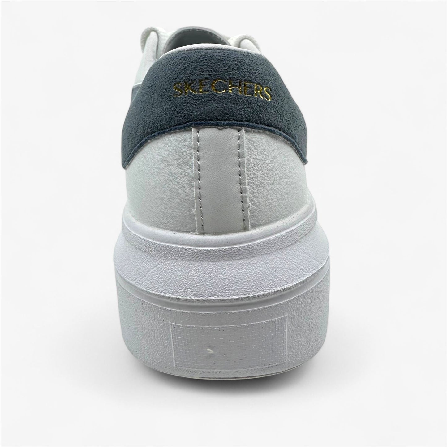 Skechers Cordova Classic Best Behavior White Blue Womens Athletic Sneaker