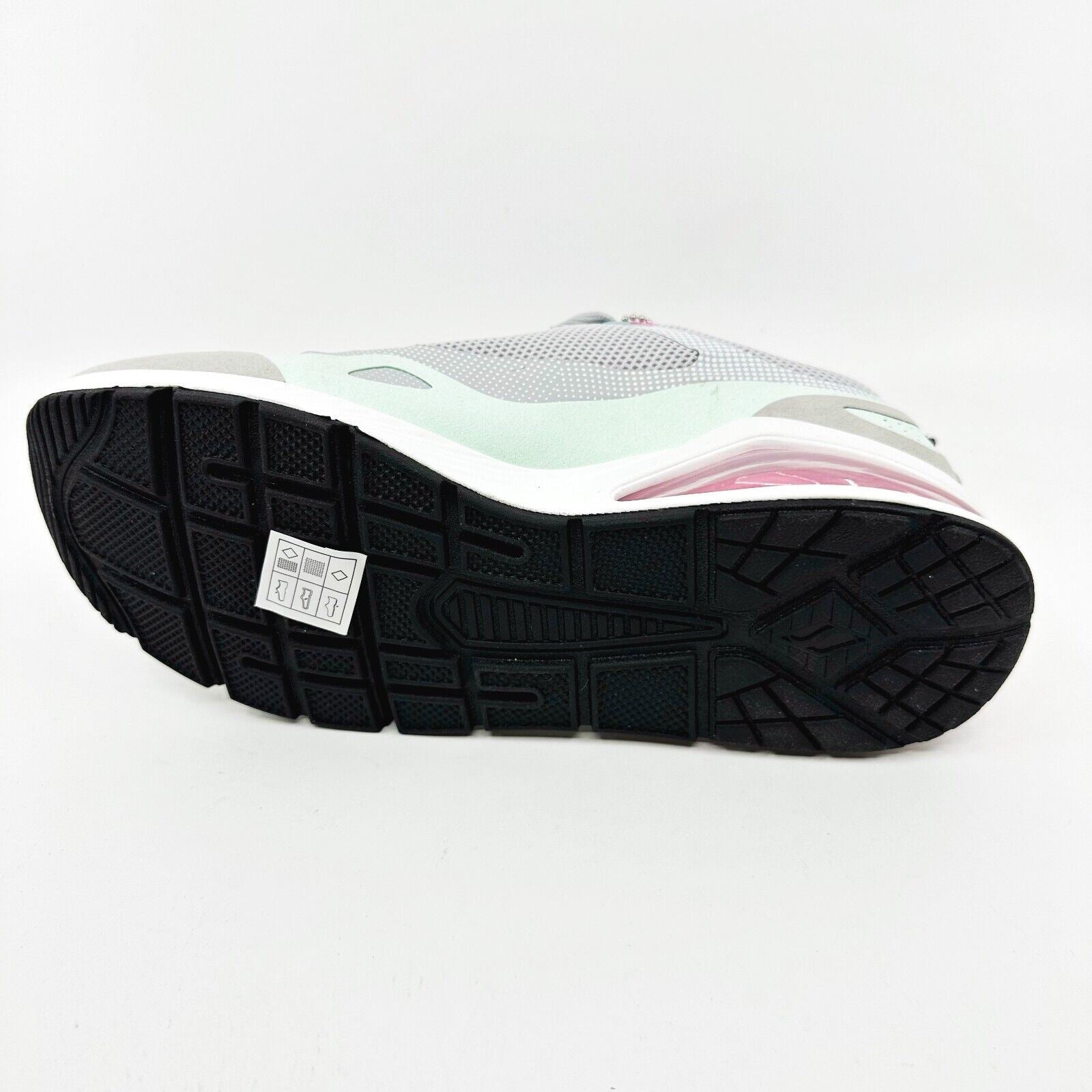 Skechers Uno 2 Runabout Gray Multicolor Womens Size 8 Athletic Sneakers