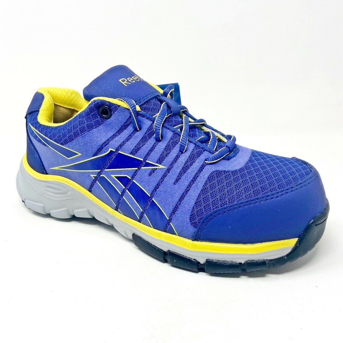 Reebok Work Arion Purple Oxford Womens Wide Composite Toe Sneakers RB457