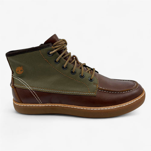 Timberland Hudston Brown Olive Green Mens Boot Chukka