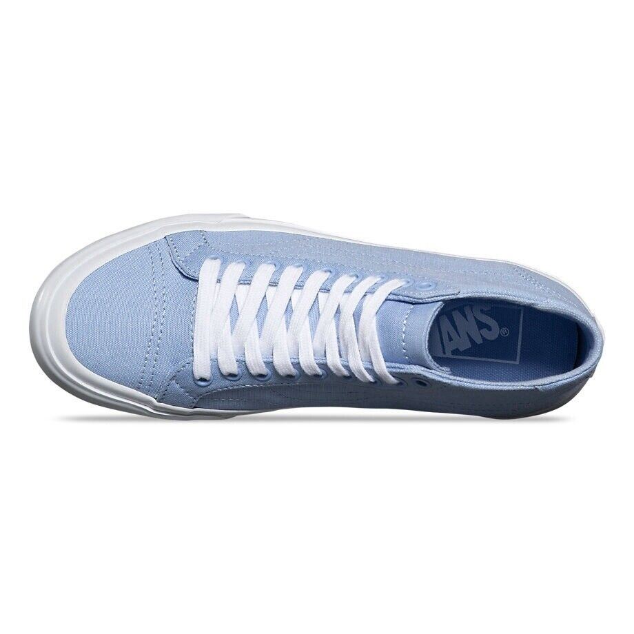 VANS Court Mid (Canvas) Serenity Baby Blue White Sneakers Womens Size 5.5