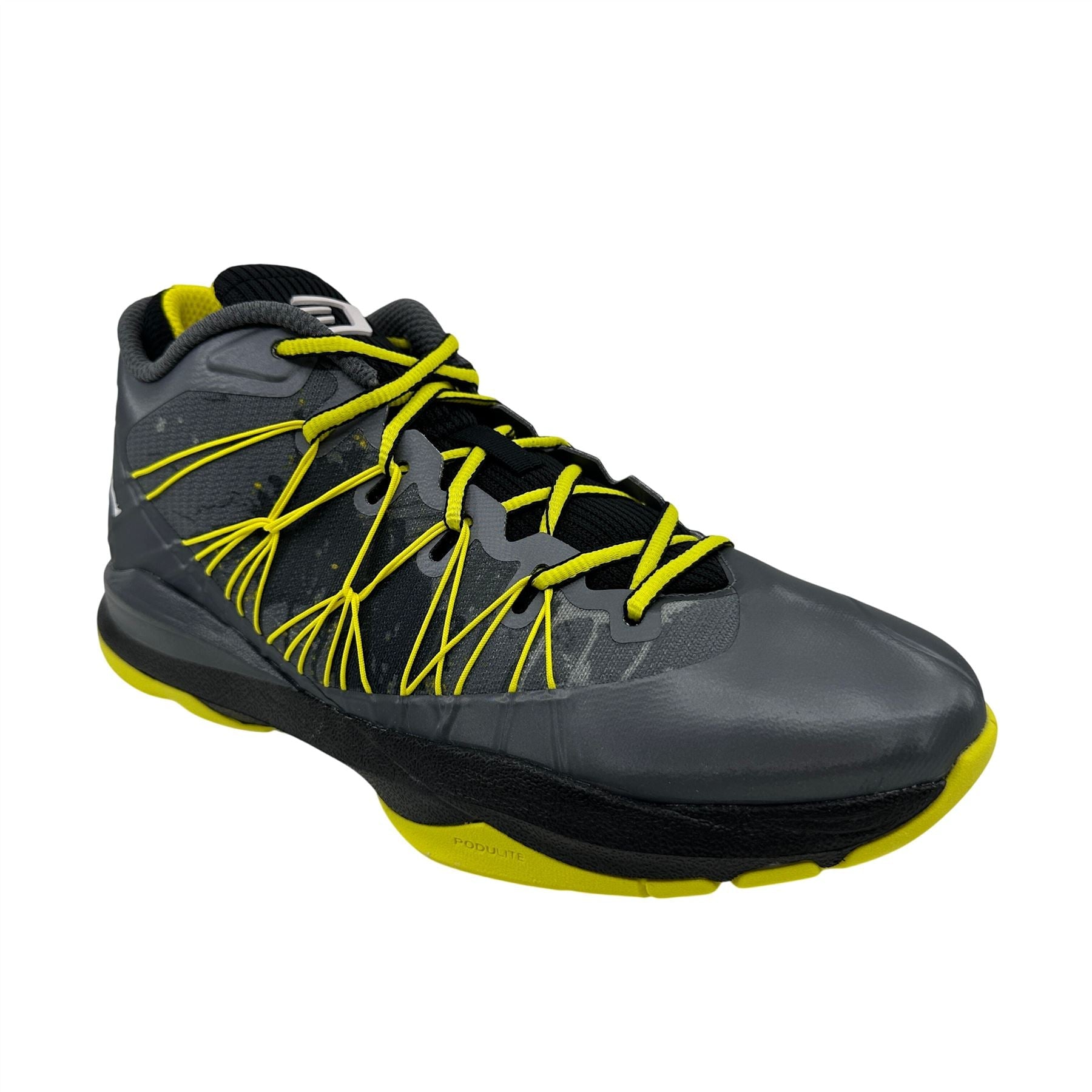 Jordan CP3.VII AE Dark Grey White Black Yellow Mens Athletic Sneaker