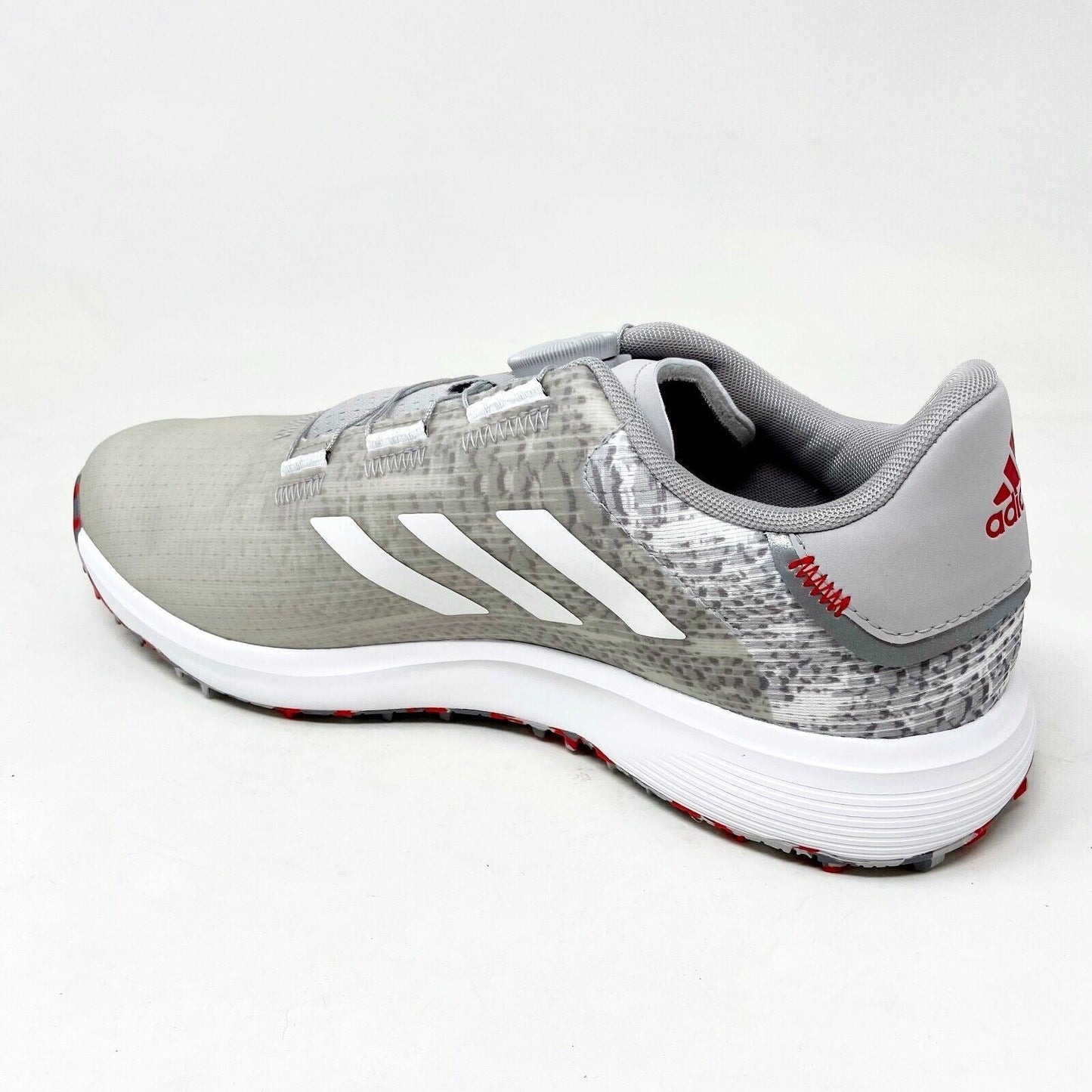 Adidas S2G SL BOA Spikeless Grey Mens Waterproof Golf Shoes GV9786