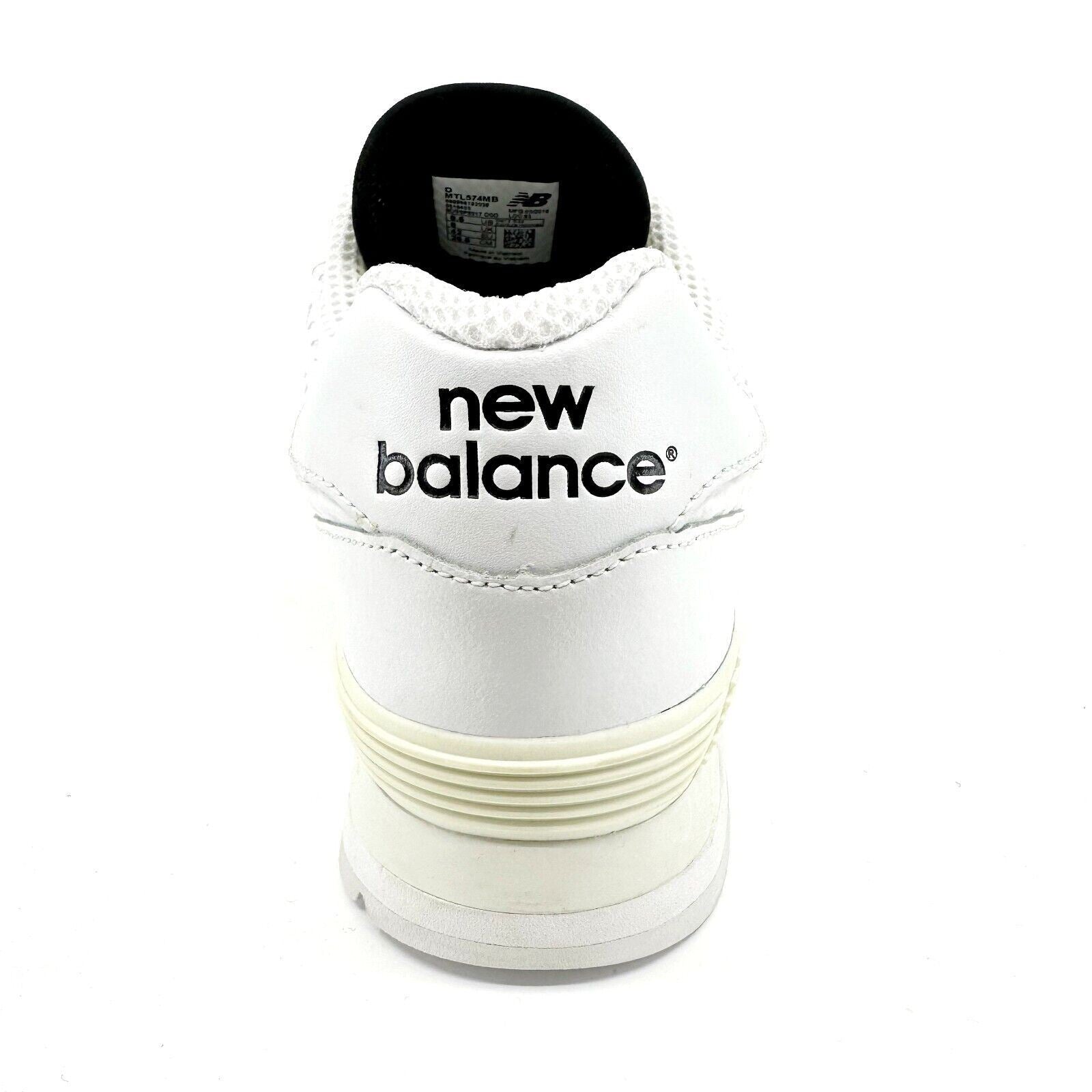 New Balance 574 Re-Engineered Black White Retro Mens Sneakers MTL574MB