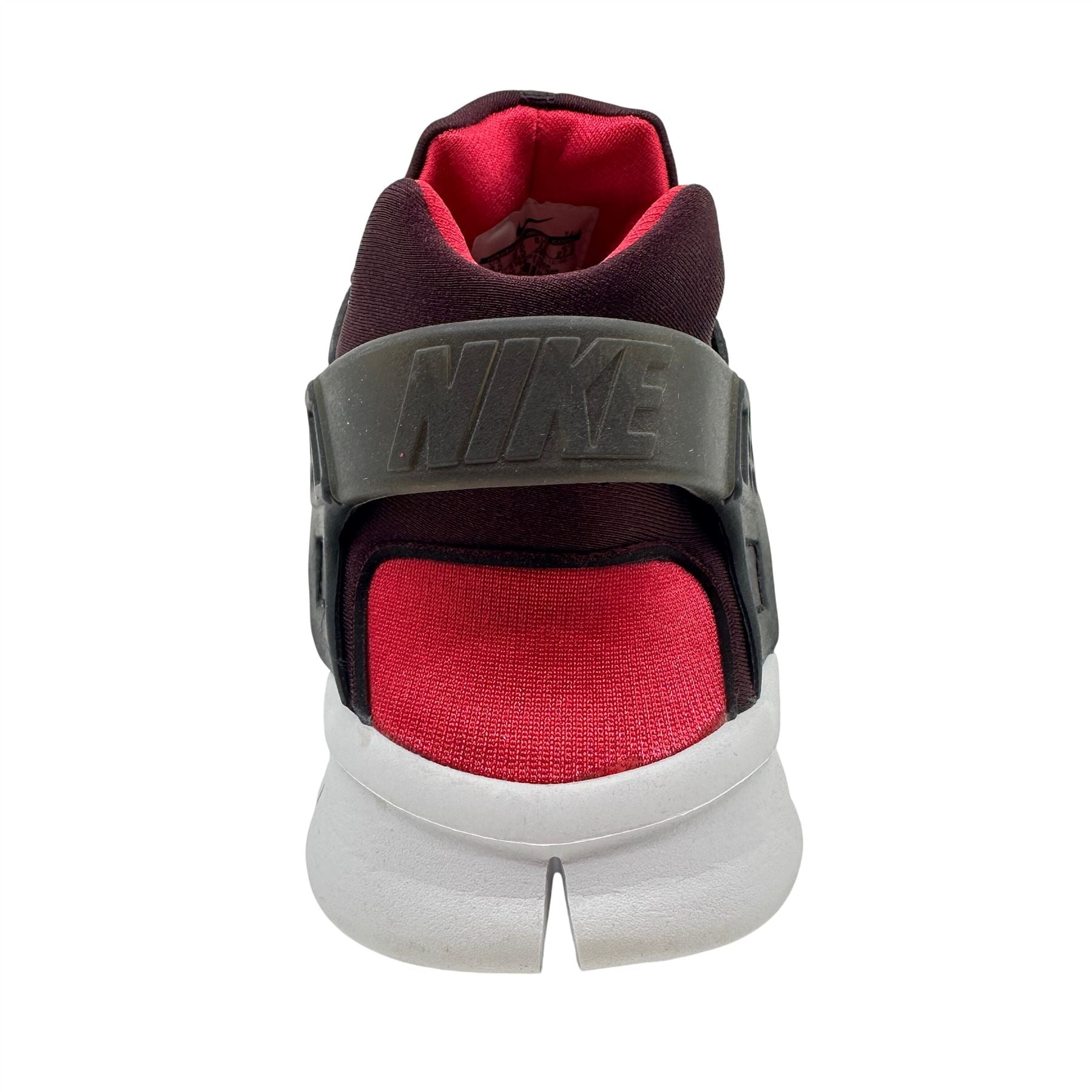 Nike Huarache Free Run Black Red Mahogany Mens Athletic Sneaker