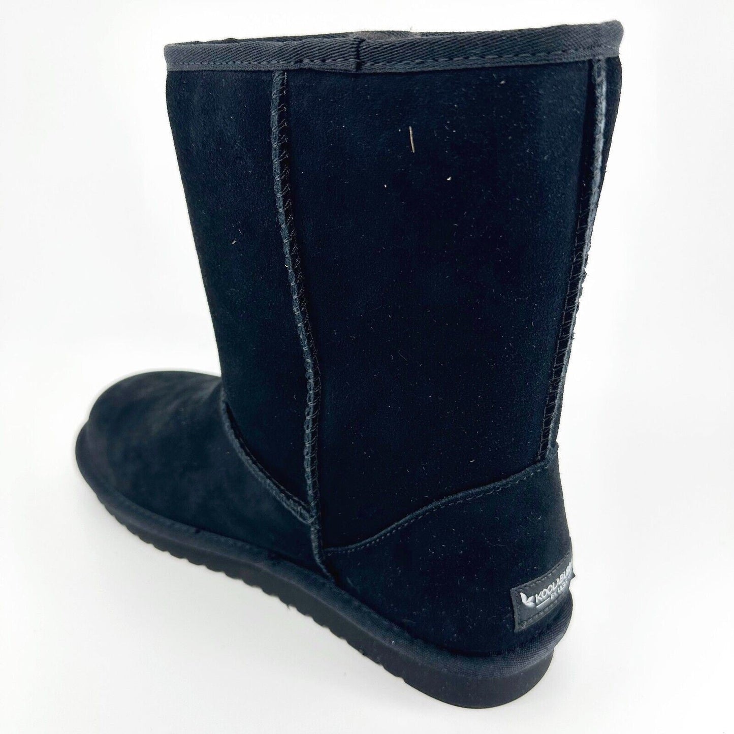 Koolaburra by UGG Koola Short Black Womens Faux Fur Suede Shearling Boots