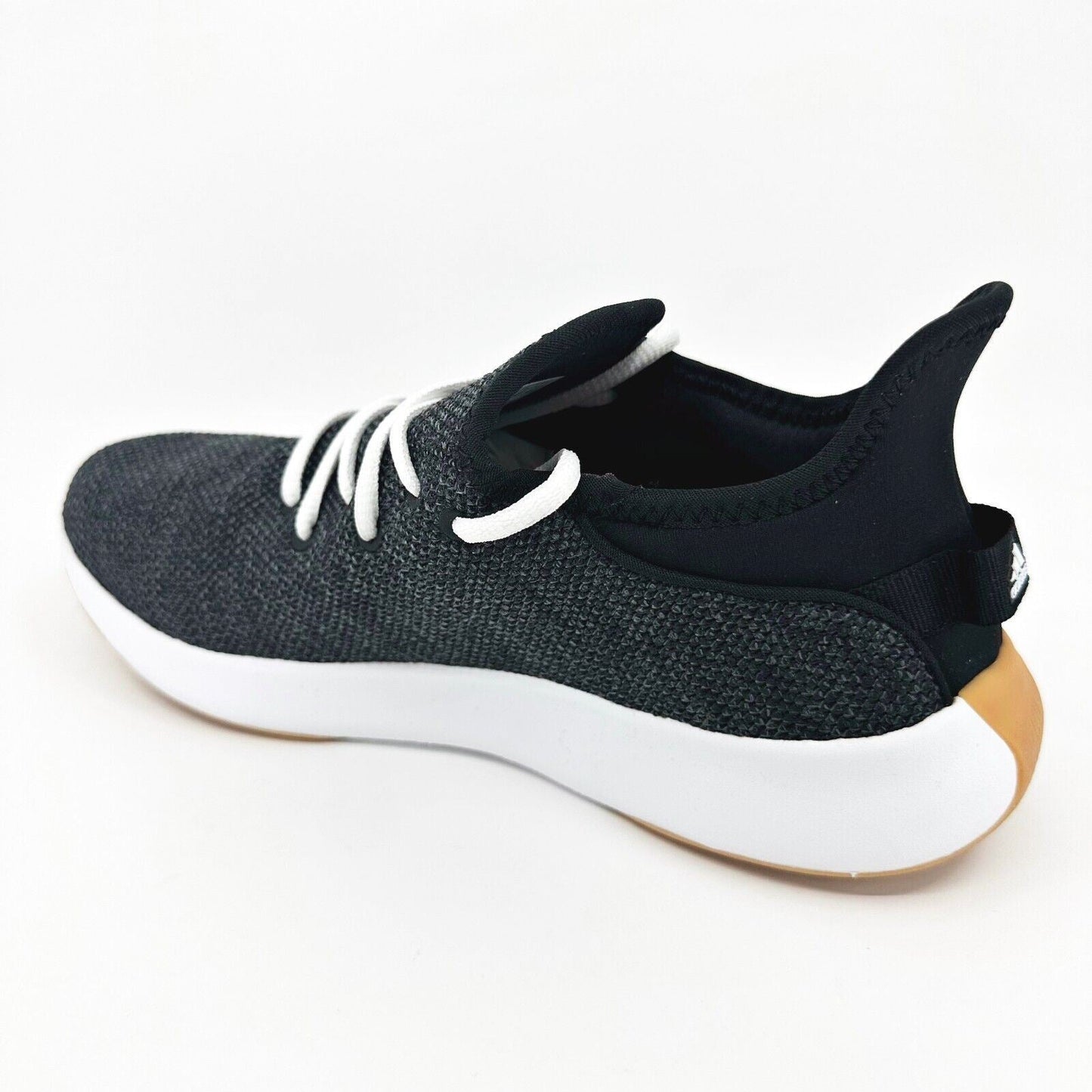 Adidas Cloudfoam Pure SPW Black White Gum Womens Running Shoes IG2530