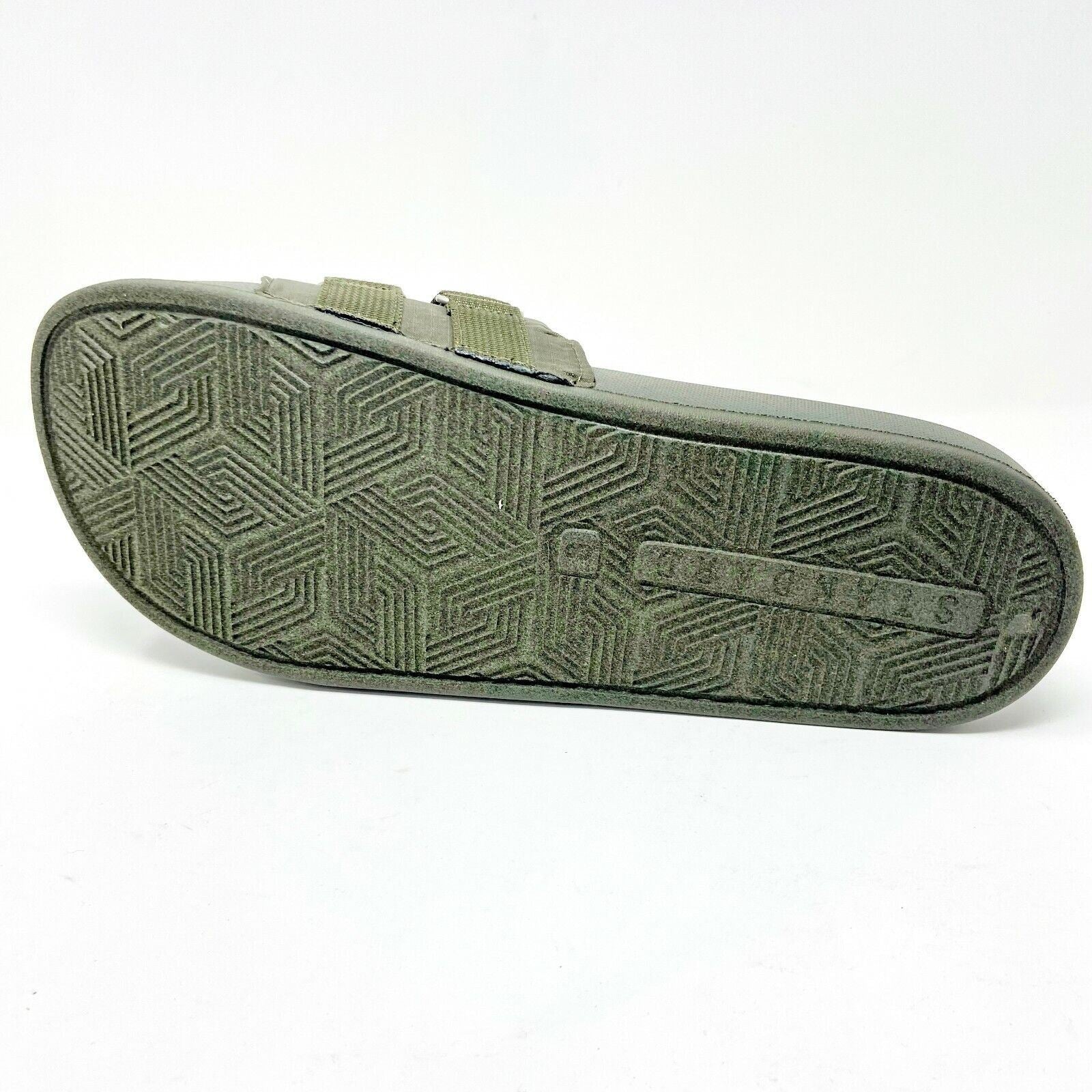 STNDRD Standard Los Angeles Monaco Double Strap Olive Mens Slide Sandals