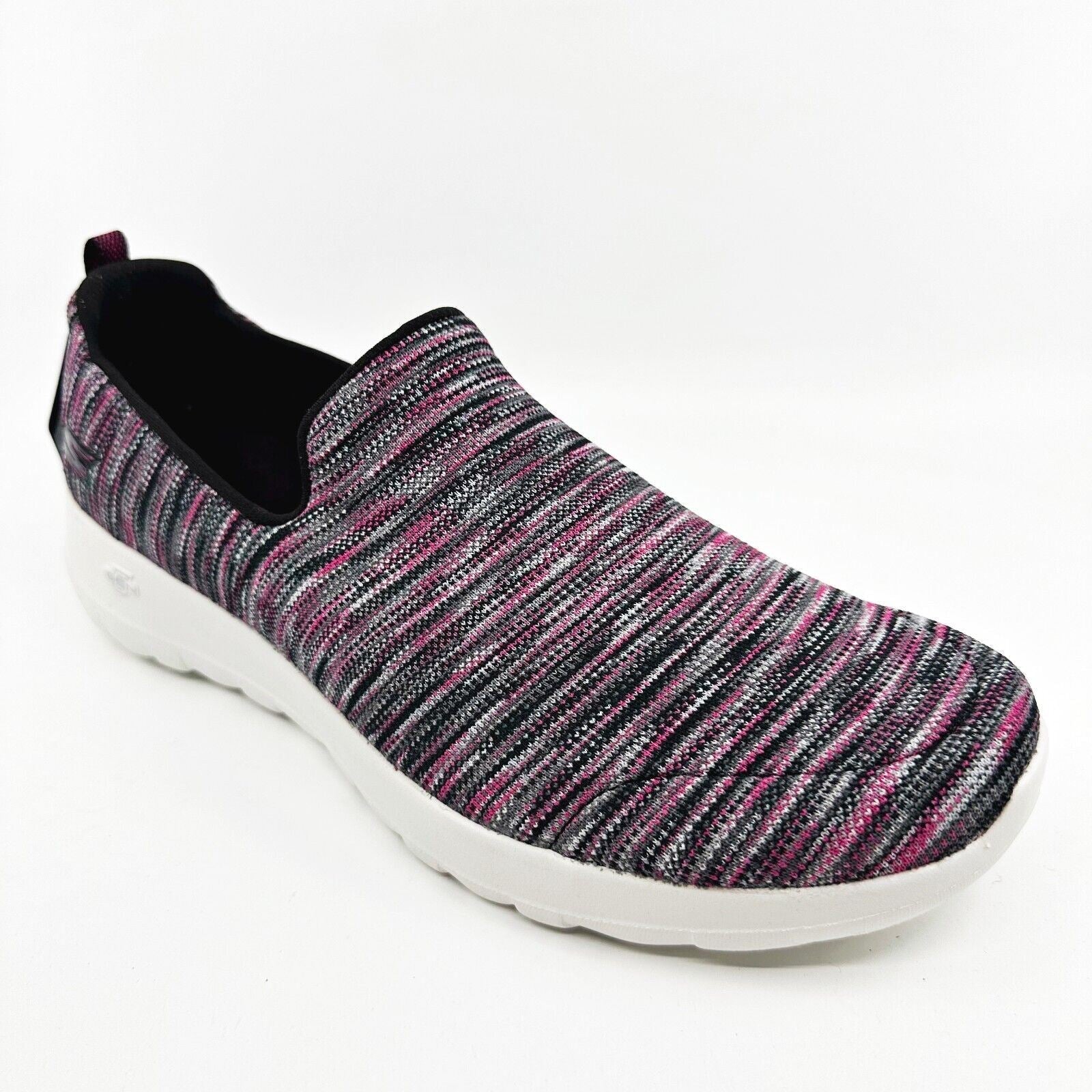 Skechers Go Walk Joy Terrific Black Pink Womens Slip On Comfort Shoes