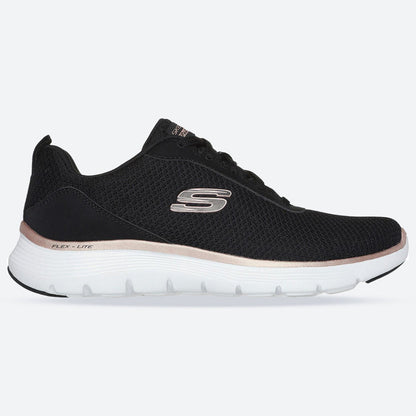 Womens Wide Fit Skechers 150206 Flex Appeal 5.0 Uptake Trainers