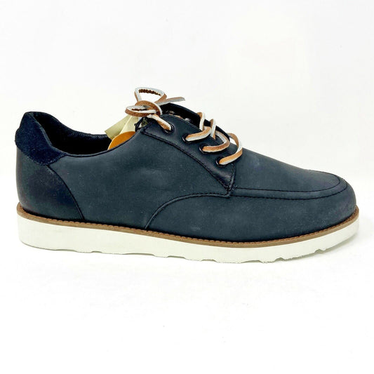 Clae Nicholson Black Leather Vibram Mens Premium Casual Sneakers