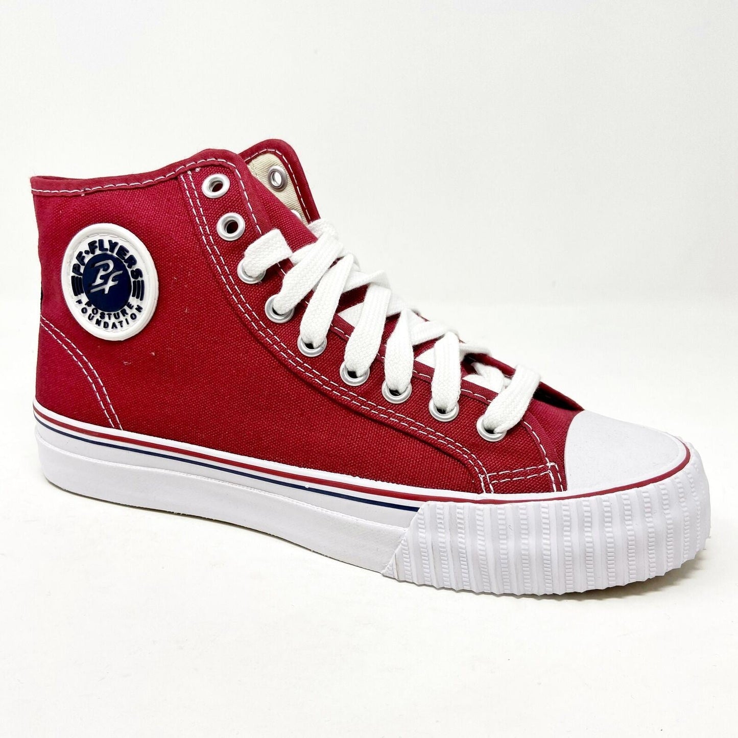 PF Flyers Center Hi Reiss FRC Red White Mens Retro Shoes Sneakers MC1001RD