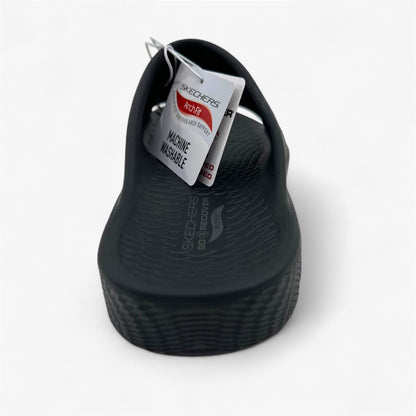 Skechers Go Recover Refresh Black Womens Sandal Slip-On