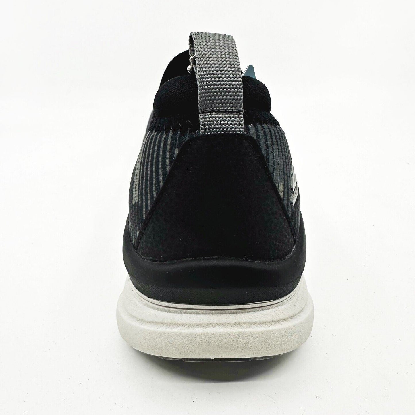 Skechers D'Lux Walker Boundless Black White Mens Size 7 Slip On Sneakers