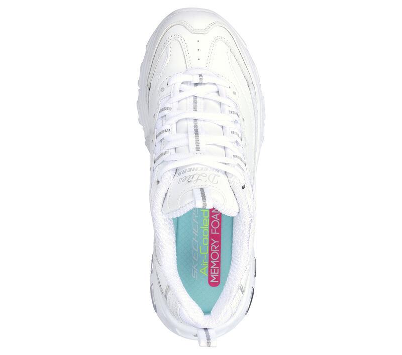 Women's Wide Fit Skechers 11931EW D'lites Fresh Start Trainers
