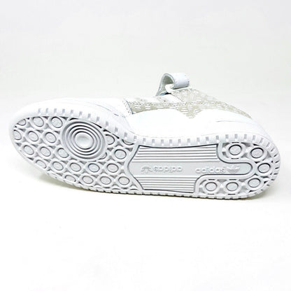 Adidas Originals Forum Low White Gray Womens Size 7 Trainer Sneakers BY9348