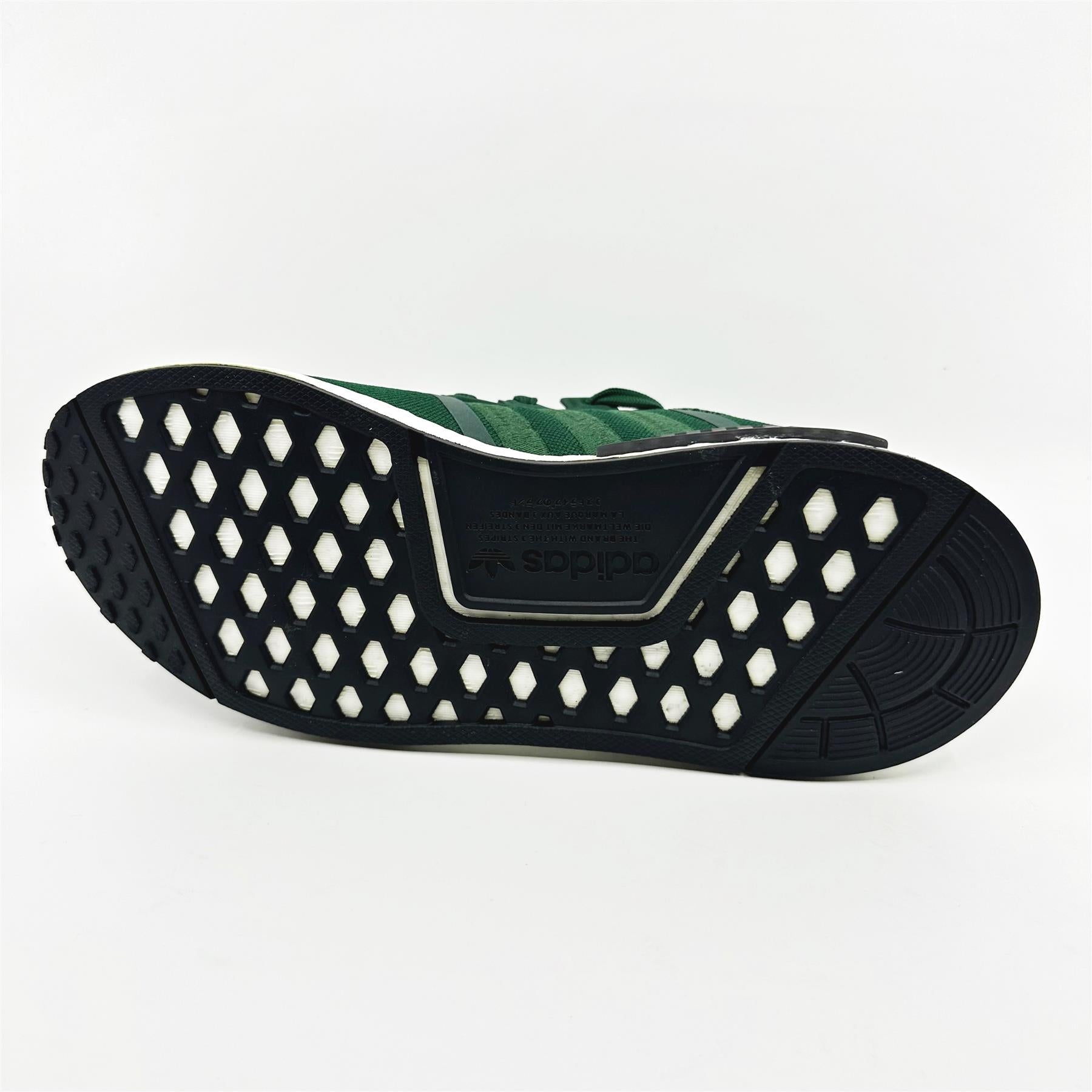 adidas NMD R1 Green White Black Women Athletic Sneaker HQ4280