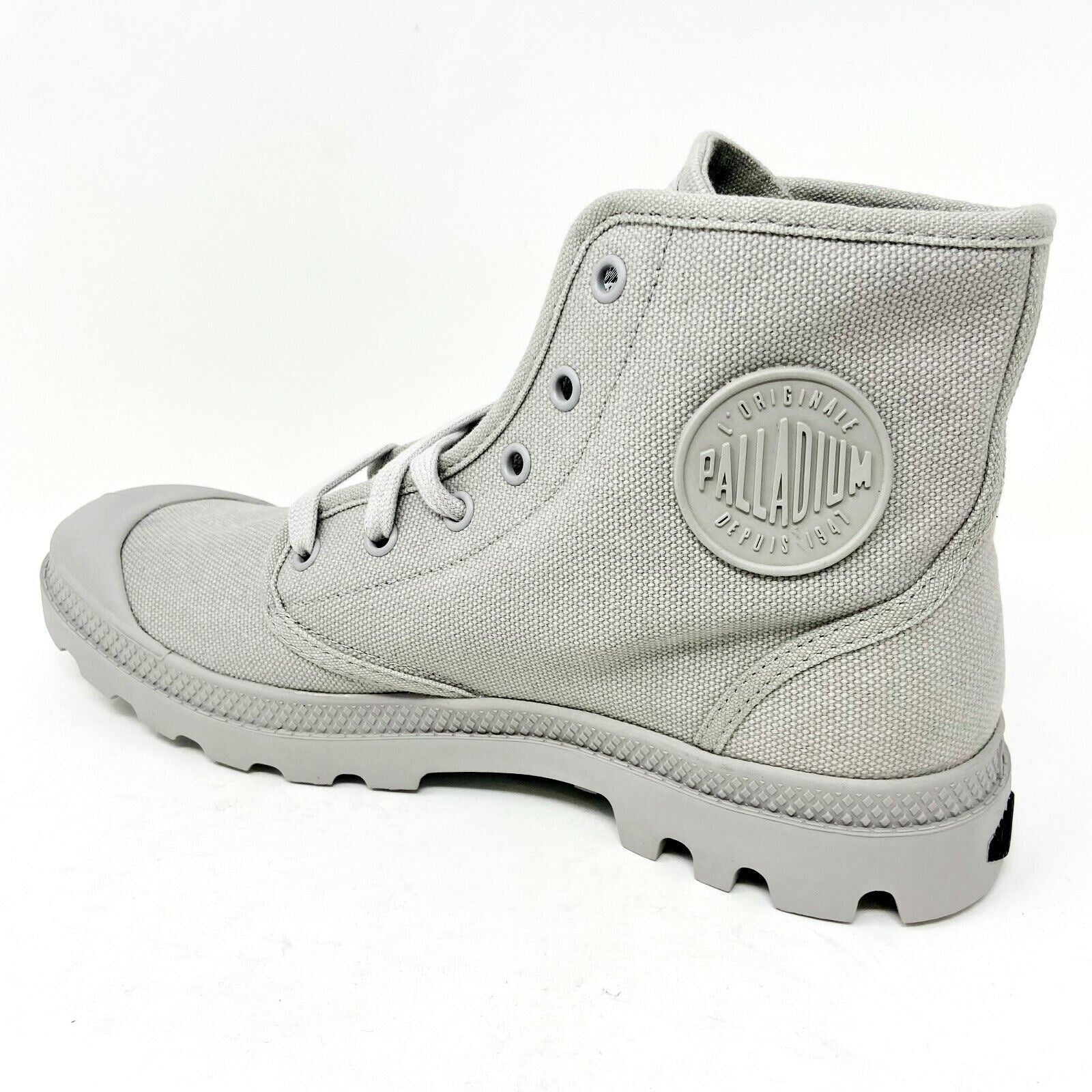 Palladium Pampa Hi Vapor Black Gray Mens Combat Boots 02352 022