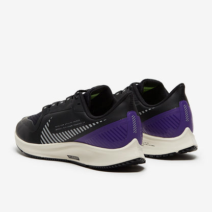 Nike Womens Pegasus 36 Shield -  Black/Silver-Desert Sand