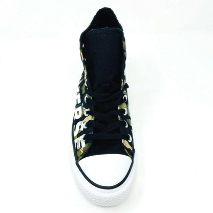 Converse Chuck Taylor All Star Hi Black Camo Mens Casual Sneakers 166232F