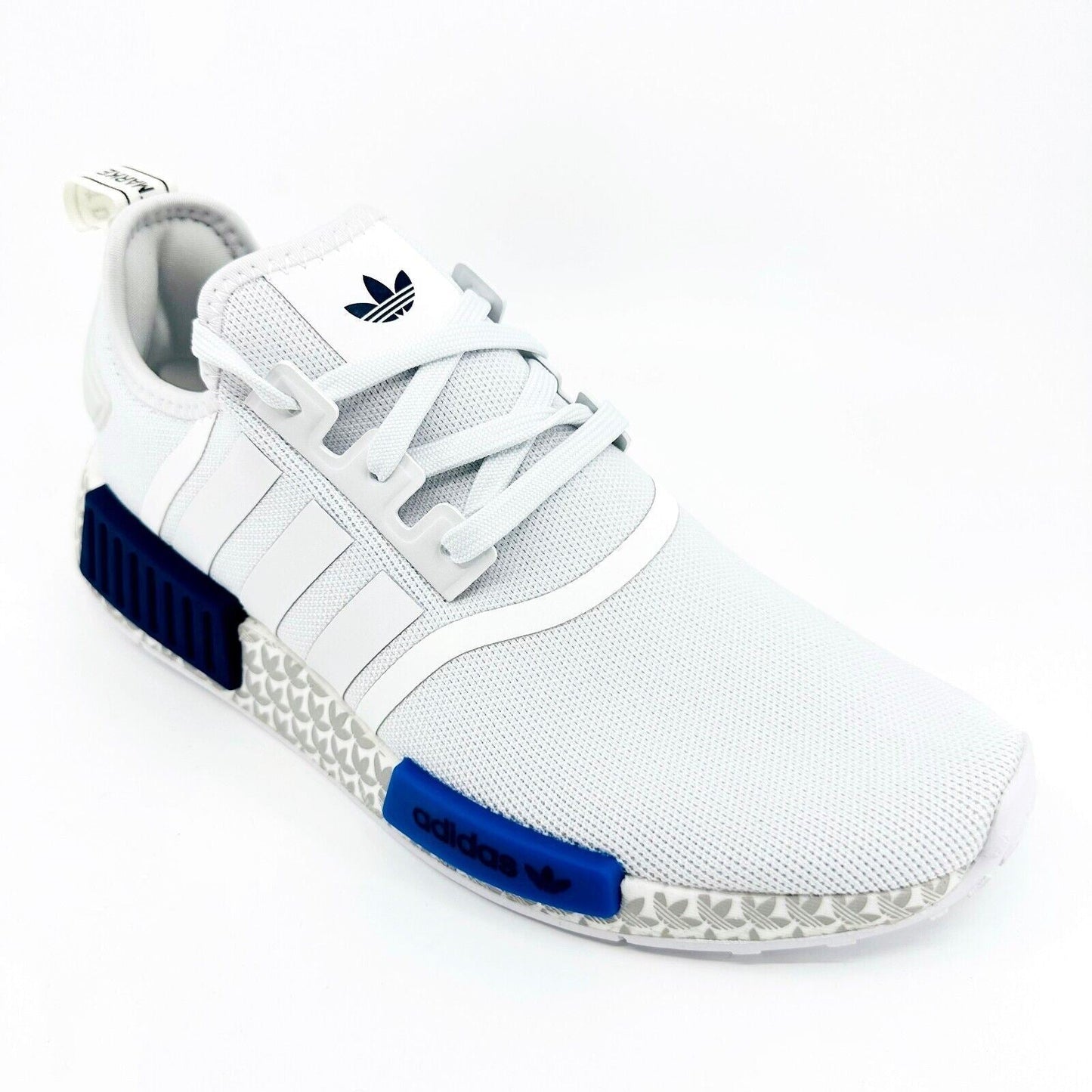 Adidas Originals NMD R1 Cloud White Royal Blue Mens Running Sneakers GY7368