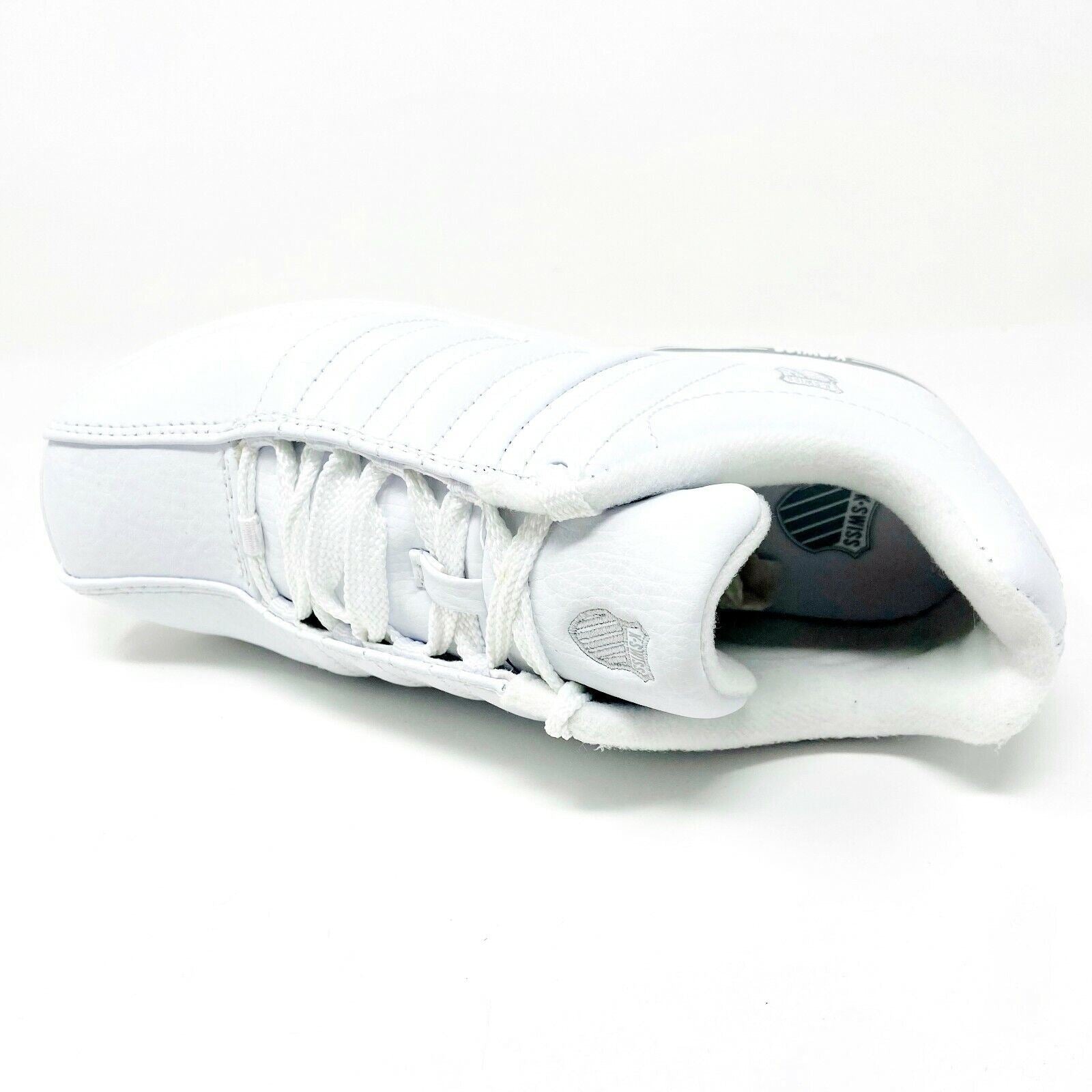 K-Swiss Renz White Light Grey Child Kids Casual Sneakers 51271106