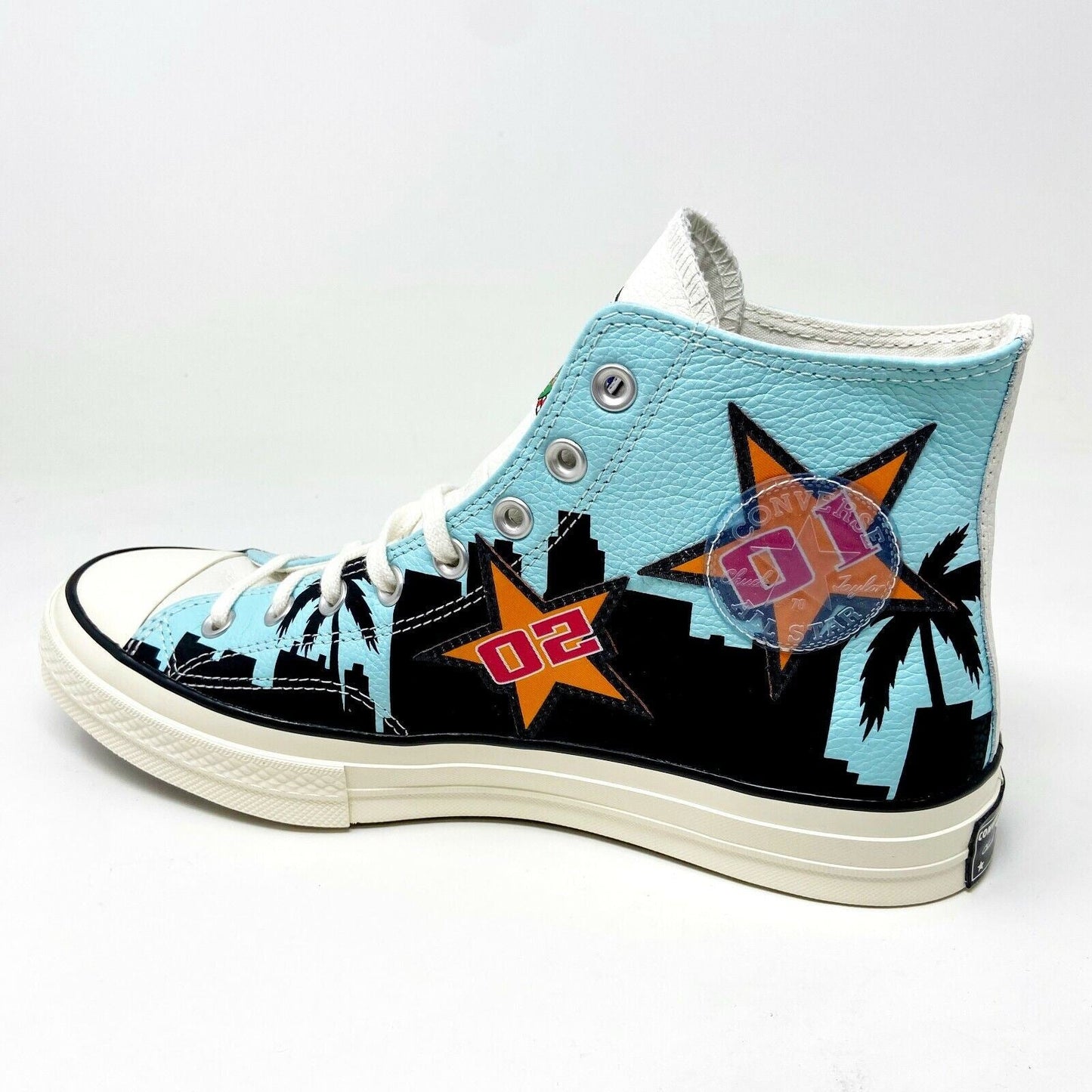 Converse Chinatown Market Chuck 70 Hi Pool Side Black LA Lakers Womens 171242C