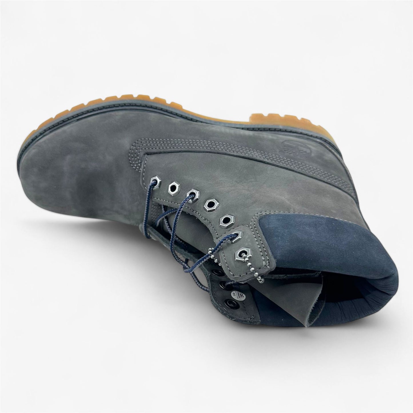 Timberland 6 Inch Premium Dark Gray Gum Mens Boot Waterproof Combat