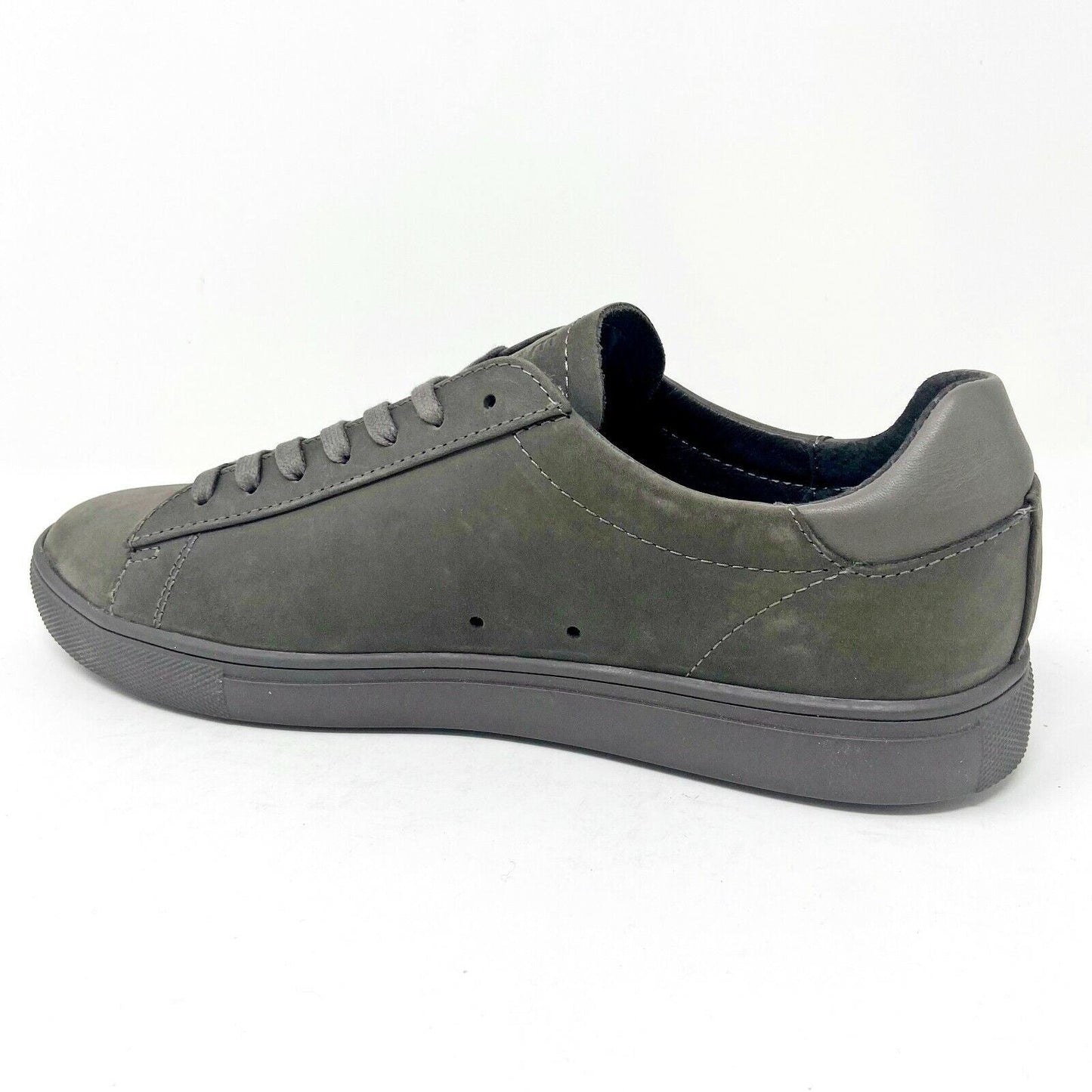 Clae Bradley Dark Charcoal Nubuck Mens Premium Casual Sneakers