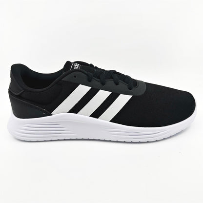 Adidas Lite Racer 2.0 Core Black Core White Mens Athletic Sneakers