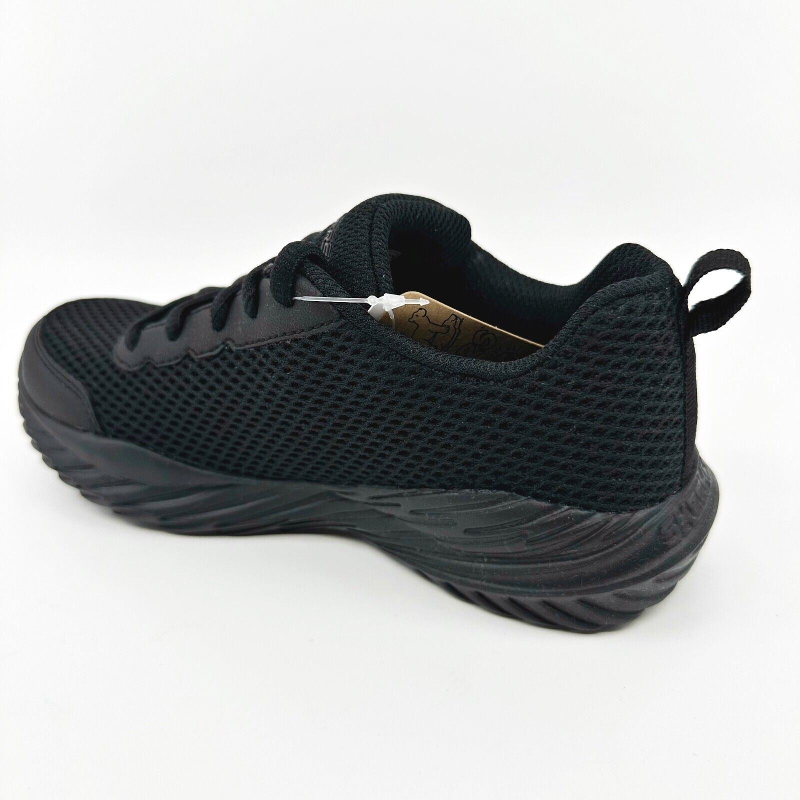 Skechers Nitro Sprint Prozon Black Kids Boys Size 1 Sneakers