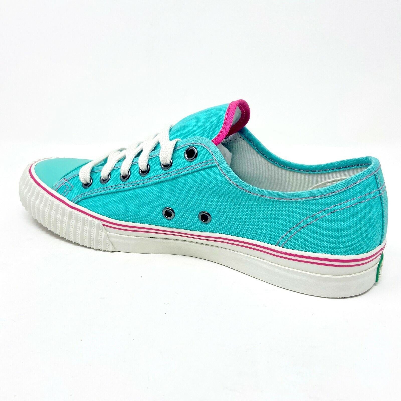 PF Flyers Center Lo Riess Teal White Mens Retro Shoe Sneakers PM11CL2E