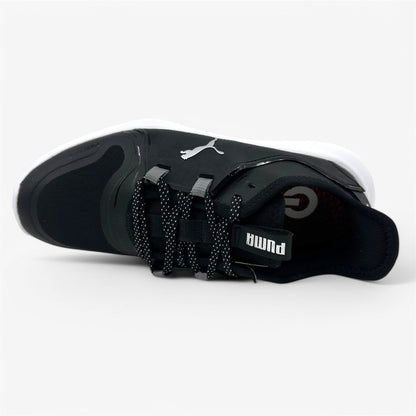 PUMA Ignite Fasten8 Black White Womens Waterproof Golf Shoes