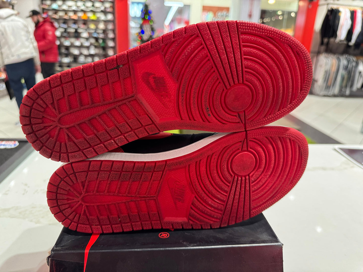 PRE OWNED Jordan 1 Retro High Satin Banned (Numbered)