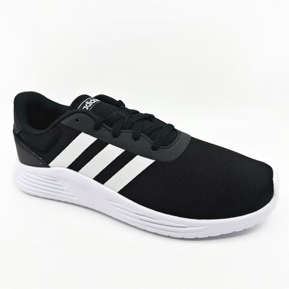 Adidas Lite Racer 2.0 Core Black Core White Mens Athletic Sneakers